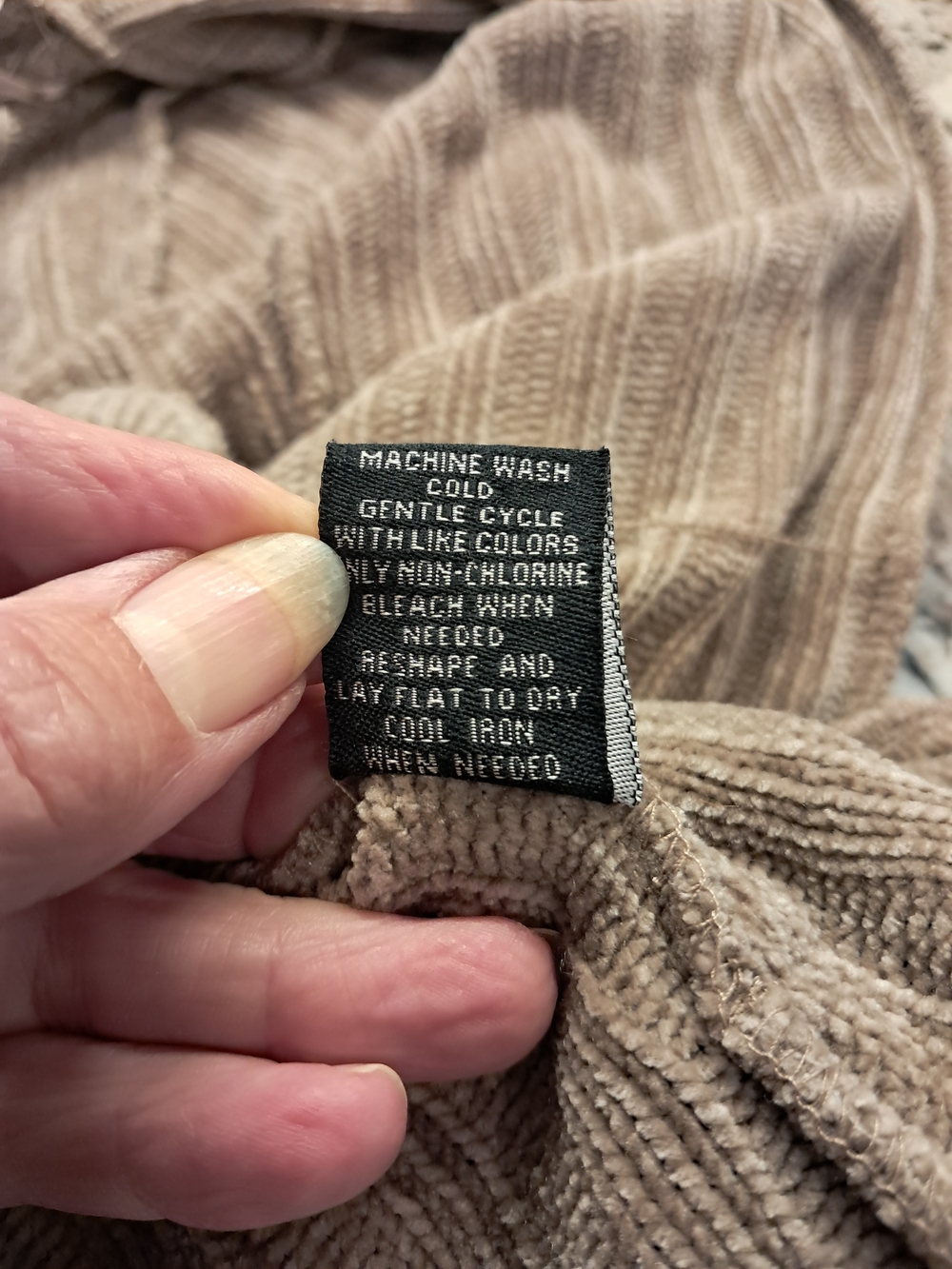 intro. Ribbed Open-Front Cardigan - Gray - Picture 4 of 5